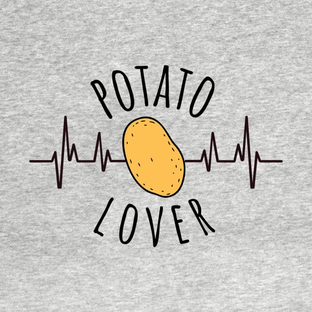 Potato Lover Potato Heartbeat by DesignArchitect